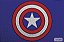 Capacho Personagem - Capitão América Escudo Azul Escuro - Imagem 2