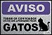 Capacho Pet - Aviso Gatos - Imagem 2