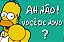 Capacho Frase - Homer Ah Não Você De Novo Azul - Imagem 2