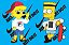 Capacho Simpsons - Lisa e Bart - Imagem 3