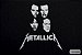Capacho Banda - Metallica Faces Fundo Preto - Imagem 2