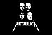 Capacho Banda - Metallica Faces Fundo Preto - Imagem 3