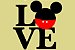 Capacho Escrita - Love Mickey - Imagem 2