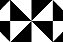 Capacho Abstrato - Triângulos Preto/Branco - Imagem 3