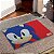 Capacho Game - Sonic Face Fundo Vermelho - Imagem 1