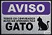 Capacho Pet - Gato Aviso - Imagem 2