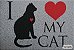 Capacho Pet - I Love Cat - Imagem 2