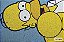 Capacho - Homer Simpsons Fundo Azul - Imagem 2