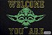Capacho Frase - Welcome You Are Yoda Amarelo/Verde - Imagem 3