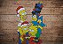Capacho Natal - Feliz Natal Família Simpsons - Imagem 2