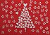 Capacho Árvore de Natal Vermelho - Imagem 3