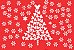 Capacho Árvore de Natal Vermelho - Imagem 2