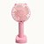 Mini Ventilador Portátil de Mão e Mesa USB Recarregável 3 velocidade - Imagem 2