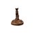 Incensário Bastet Bronze 9cm - Imagem 1