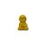 Buda Color Mini Amarelo 4cm - Imagem 1