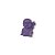 Buda Color Mini Roxo 4cm - Imagem 1
