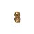 Buda Color Mini Dourado 4cm - Imagem 1