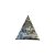Pirâmide Egípcia de Resina Prateada 9cm - Imagem 2