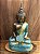 Buda Tibetano Dourado com Azul 34cm - Imagem 2