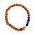 Pulseira Bolinha Agata Laranja+chakras - Imagem 1