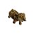 Elefante 6cm Dourado - Imagem 3