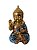 Buda Sidarta Dourado C/ Azul - Imagem 1