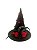 Chapéu de Bruxa Preto c/ Vermelho - Imagem 1