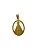 Pingente Nossa Senhora Aparecida Dourado - Imagem 1
