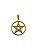 Pingente Pentagrama Dourado Grande - Imagem 1