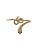 Bracelete Cobra Dourado - Imagem 1