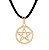 Colar Pentagrama Dourado Pequeno - Imagem 1