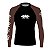 Rash Guard Manga Longa Marrom - Lotus Jiu-Jitsu - Imagem 1