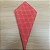 Guardanapo de tecido 42cm fundo vermelho bolinhas brancas - Imagem 5