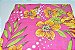guardanapo fundo rosa com flores - Imagem 1