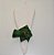 Porta guardanapo de tecido zigue-zague verde - Imagem 1