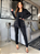 Conjunto Social Max Blazer Longo Cropped E Calça Cintura Alta - Imagem 2