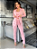 Conjunto Social Max Blazer Longo Cropped E Calça Cintura Alta - Imagem 5