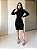 Vestido Curto Angélica Tubinho Gola Alta Manga Longa Feminino - Imagem 7