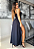 Vestido Longo Emily Alcinha Envelope Amarrar Decote V Viscolycra - Imagem 12
