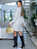 Camisa Chemise Longa Slim Detalhes Botões Punho Amarração - Imagem 6