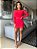 Conjunto Leticia Tule 3 Peças Vestido Curto Cropped Short Feminino - Imagem 1