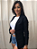 Blazer Monique Slim Feminino Bengaline Com Bolso - Imagem 2