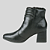 Bota Dakota Wellen Almeria De Cano Curto Pelinhos Salto Bloco G5774 - Imagem 5