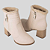 Bota Dakota Wellen Almeria De Cano Curto Pelinhos Salto Bloco G5774 - Imagem 4