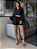 Conjunto Jéssica Cropped Bata Manga Longa Flare E Short Curto - Imagem 11