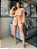 Conjunto Jéssica Cropped Bata Manga Longa Flare E Short Curto - Imagem 15