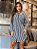Camisa Chemise Luana Listrada Duna Cintura Lastex Com Amarração - Imagem 4
