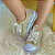 Tênis Feminino Vanessa Star Glitter Brilho Cano Baixo 1033 - Imagem 3