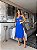 Vestido Midi Maitê De Alcinha Decote Detalhe Argola Fenda Lateral - Imagem 1