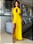 Vestido Longo Viscolycra Decote Gota Frente Única Com Short E Fenda - Imagem 3